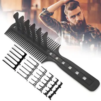 Barber Tools Comb Hair Cutting Tool With Six Combing Accessories Very Strong, Durable Easy To Use Haircutting Pro Kit New
Barber Tools Comb Hair Cutting Tool With Six Combing Accessories Very Strong, Durable Easy To Use Haircutting Pro Kit New