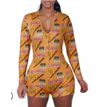 Hirigin Adults 2020 Newest Summer Women Sexy Pyjamas Long Sleeve V-neck Funny Pattern Print Romper Nightwear Sleepwear 
Hirigin Adults 2020 Newest Summer Women Sexy Pyjamas Long Sleeve V-neck Funny Pattern Print Romper Nightwear Sleepwear