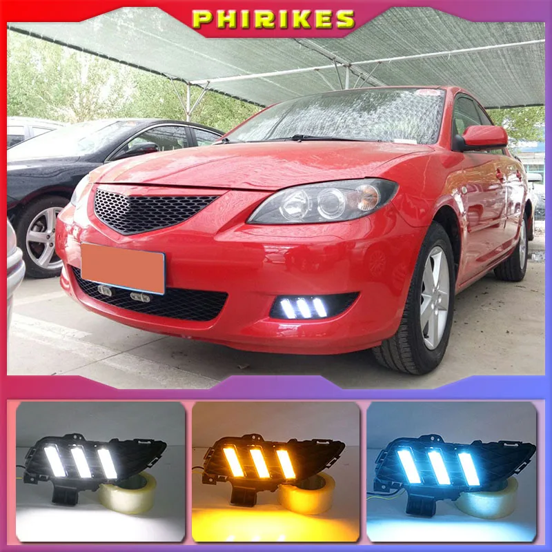 2PCS LED Daytime Running Light For Mazda 3 Axela 2006-2009 Flowing Turn Signal Relay ABS 12V DRL Fog Lamp Decoration
2PCS LED Daytime Running Light For Mazda 3 Axela 2006-2009 Flowing Turn Signal Relay ABS 12V DRL Fog Lamp Decoration