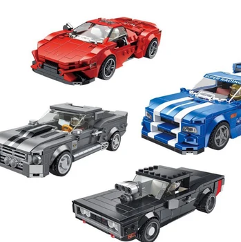 City racing building block Nissans gtr R34 Dodge Challenger Lykan Ford Mustang GT500 racer figures SUPER SPORT CAR bricks toys
City racing building block Nissans gtr R34 Dodge Challenger Lykan Ford Mustang GT500 racer figures SUPER SPORT CAR bricks toys