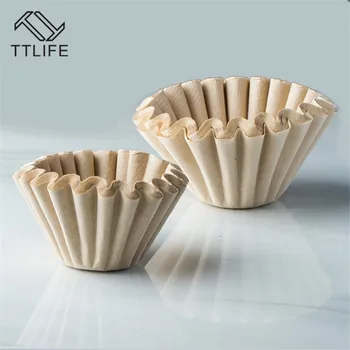 50pcs Basket Coffee Filters Paper for 1-4cups or 1-2cups Natural Unbleached Brown Biodegradable for Drip Coffee for Barista
50pcs Basket Coffee Filters Paper for 1-4cups or 1-2cups Natural Unbleached Brown Biodegradable for Drip Coffee for Barista