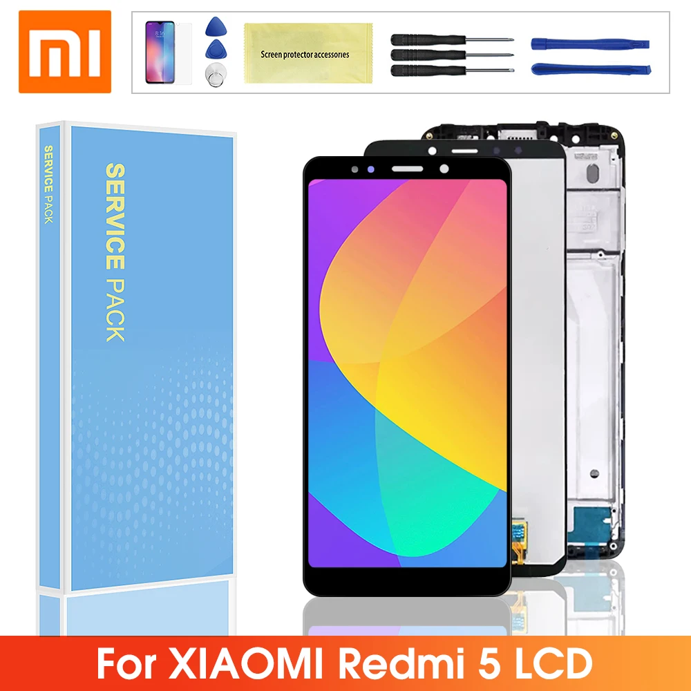 Original LCD For Xiaomi Redmi 5 LCD Display Touch Screen Replacement with Frame For Redmi 5 LCD Assembly MDG1 MDTI MDI1 Screen
Original LCD For Xiaomi Redmi 5 LCD Display Touch Screen Replacement with Frame For Redmi 5 LCD Assembly MDG1 MDTI MDI1 Screen