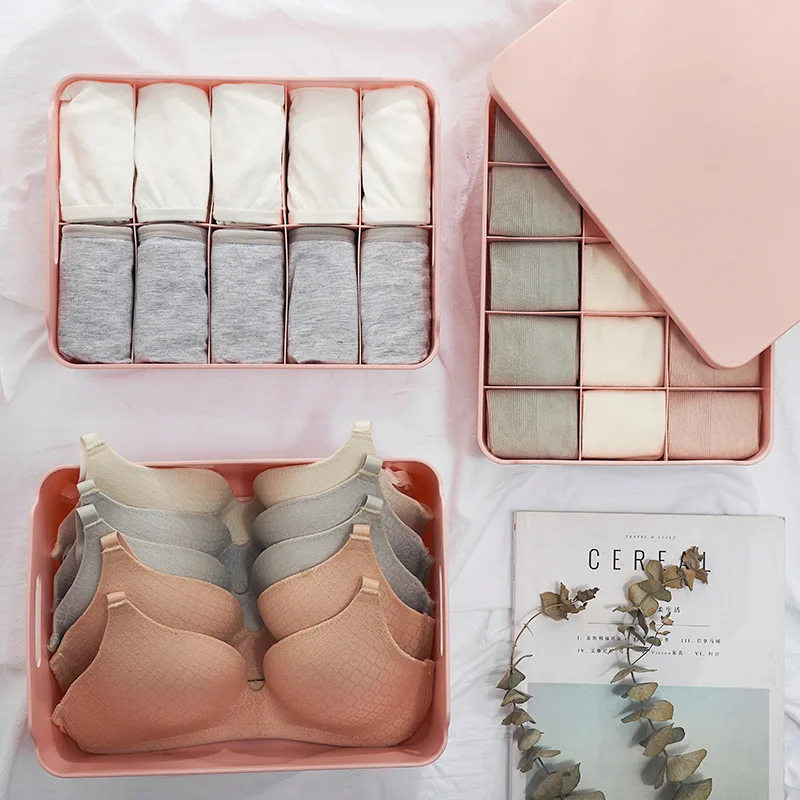 3pc Multi-function Underwear Storage Box with Lid Underwear Bra Socks Case Bathroom Storage Container Home Storage Compartment
3pc Multi-function Underwear Storage Box with Lid Underwear Bra Socks Case Bathroom Storage Container Home Storage Compartment