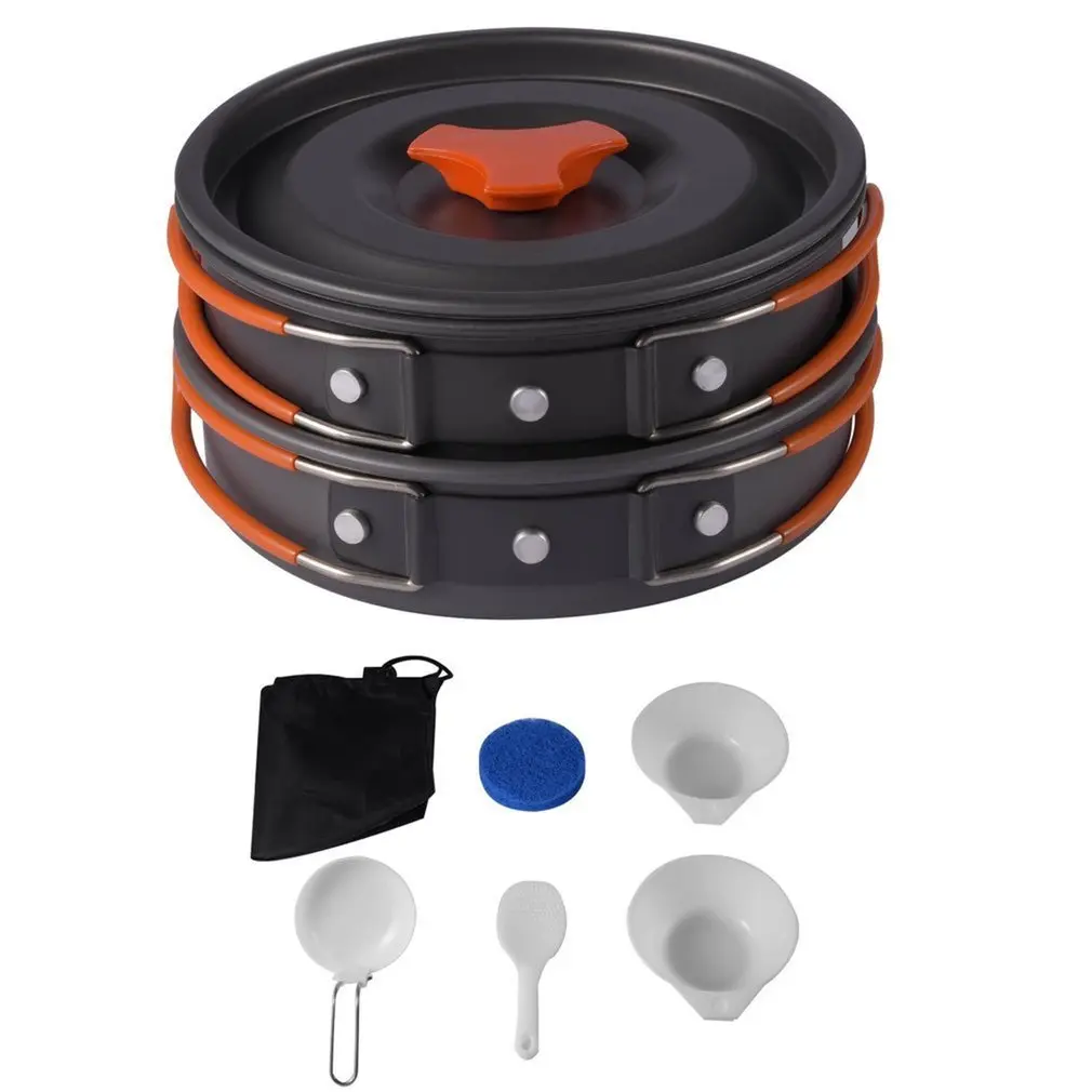 8PCS Lightweight Camping Hiking Cookware Backpacking Cooking Picnic Bowl Pot Pan Set Portable Compact Durable Cookware
8PCS Lightweight Camping Hiking Cookware Backpacking Cooking Picnic Bowl Pot Pan Set Portable Compact Durable Cookware