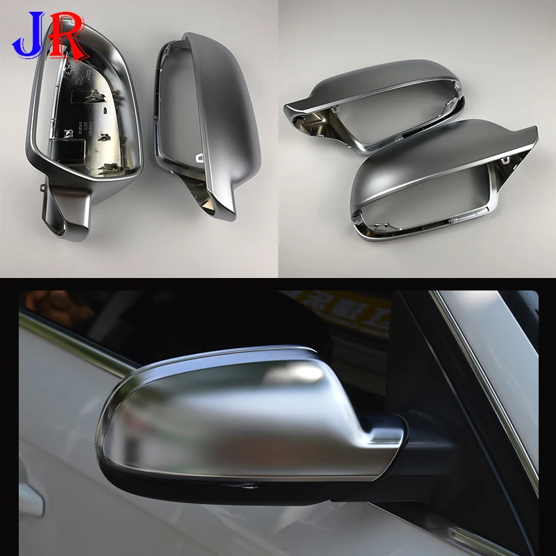 

For Audi A4 B8.5 A3 8V S3 RS3 A5 B8 B9 B7 B6 C7 A8 D4 A6 C8 A8 D5 Q5 Silver Matt Chrome 2005-2020 Replace Super Texture