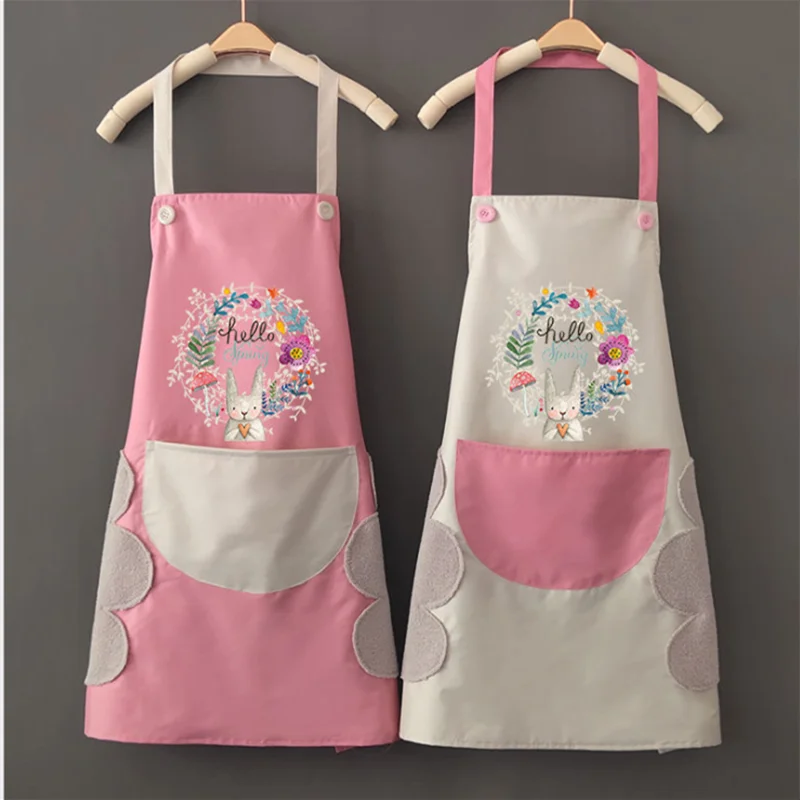 Leuke Cartoon Konijn Keuken Schort Side Vegen Handen Waterdicht Oxford Doek Japanse Stijl Bib Met Pocket Home Schoonmaken Tool
Leuke Cartoon Konijn Keuken Schort Side Vegen Handen Waterdicht Oxford Doek Japanse Stijl Bib Met Pocket Home Schoonmaken Tool