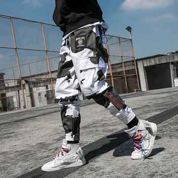 Hip Hop Joggers Men Tactical Pencil Harem Pants Fashion Side Pockets Casual Cargo Pant Trousers Harajuku Male Spring Sweatpants
Hip Hop Joggers Men Tactical Pencil Harem Pants Fashion Side Pockets Casual Cargo Pant Trousers Harajuku Male Spring Sweatpants