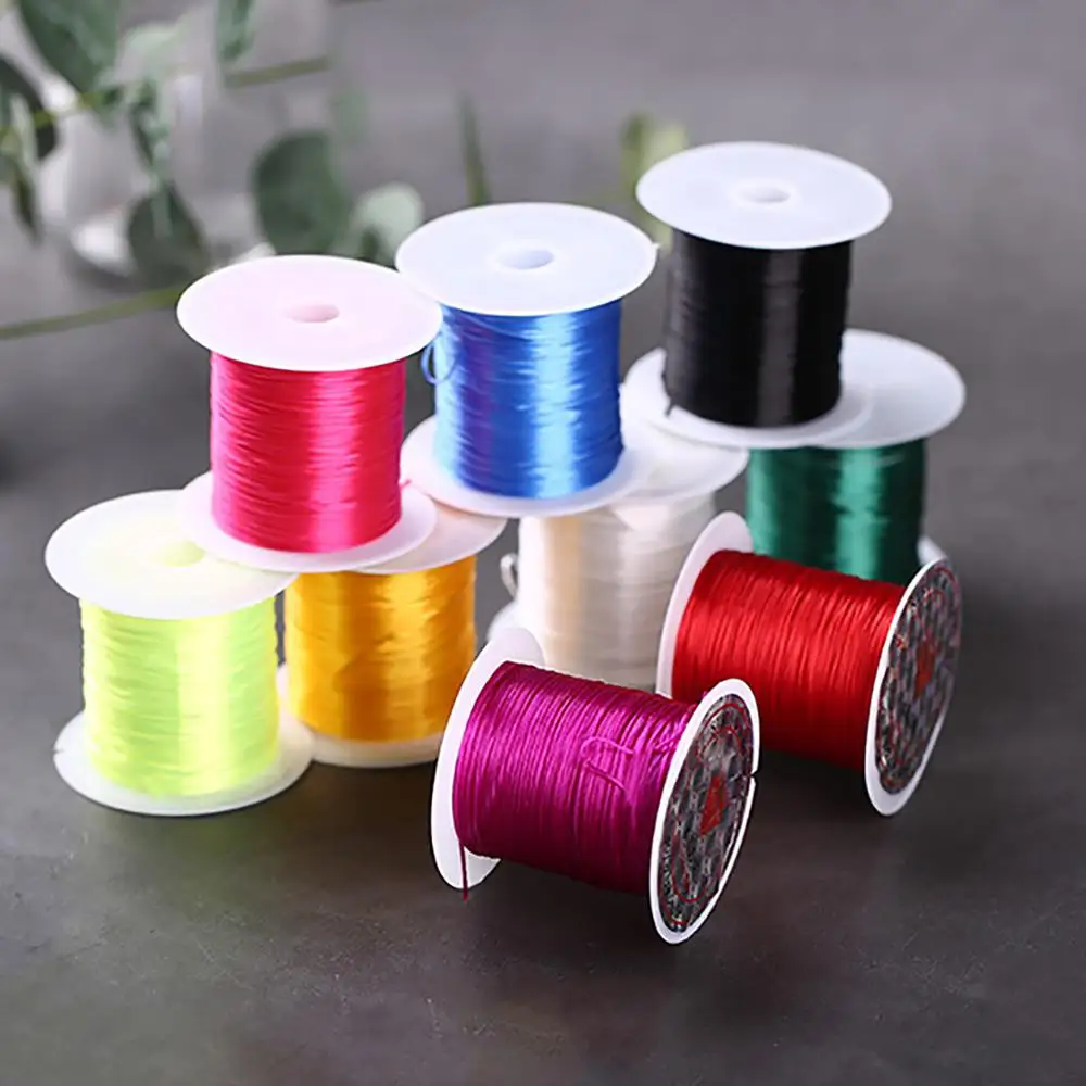 393inch/Roll 1mm Strong Elastic Crystal Beading Cord for Bracelets Stretch Thread String Necklace DIY Jewelry Making Cords Line
393inch/Roll 1mm Strong Elastic Crystal Beading Cord for Bracelets Stretch Thread String Necklace DIY Jewelry Making Cords Line