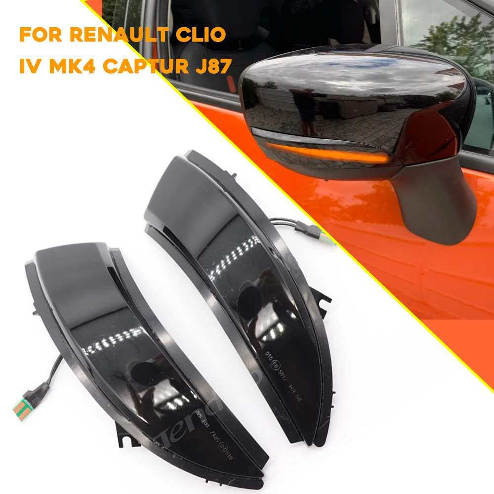 For Renault Clio IV MK4 Captur J87 2pcs Dynamic Turn Signal Light LED Side Wing Rearview Mirror Indicator Blinker Lamp
For Renault Clio IV MK4 Captur J87 2pcs Dynamic Turn Signal Light LED Side Wing Rearview Mirror Indicator Blinker Lamp
