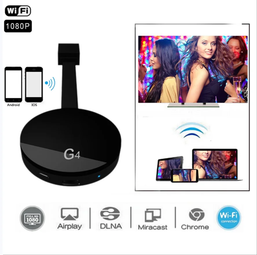HDMI Wireless Display G4 Chromecast Chrome Gegoten Ultra 4K Digital Media Video Stream HDTV WiFi High Definition Hoge Prestaties
HDMI Wireless Display G4 Chromecast Chrome Gegoten Ultra 4K Digital Media Video Stream HDTV WiFi High Definition Hoge Prestaties