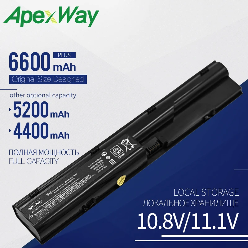 

Apexway battery for hp ProBook 4530s 4540s 4535s 4330s 4331s 4430s 4431s 4435s 4436s 633733-151 633733-1A1 633733-321 633805-001