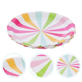 8pcs Colorful Stripe Disposable Handy Safe Party Plates Tableware for Wedding Dinner Party Ceremony Birthday Christmas
8pcs Colorful Stripe Disposable Handy Safe Party Plates Tableware for Wedding Dinner Party Ceremony Birthday Christmas