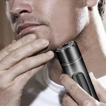 Men Mini Portable Dicyclic Electric Shaver Automatic Grinding 3D Floating Cutter USB Charging Wireless Trimmer Beard Machine
Men Mini Portable Dicyclic Electric Shaver Automatic Grinding 3D Floating Cutter USB Charging Wireless Trimmer Beard Machine
