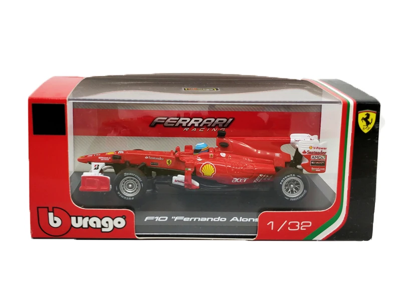 

Bburago 1/32 1:32 Ferrari F1 Fernando Alonso No8 F1 Formula 1 Racing Car Diecast Display Model Toy For Kids Boys Girls