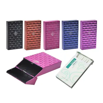 109x61x18mm Ladies Exquisite Plastic Cigarette Storage Case with Rhinestones Fish Scale Design Tobacco Cigarette Container Box
109x61x18mm Ladies Exquisite Plastic Cigarette Storage Case with Rhinestones Fish Scale Design Tobacco Cigarette Container Box
