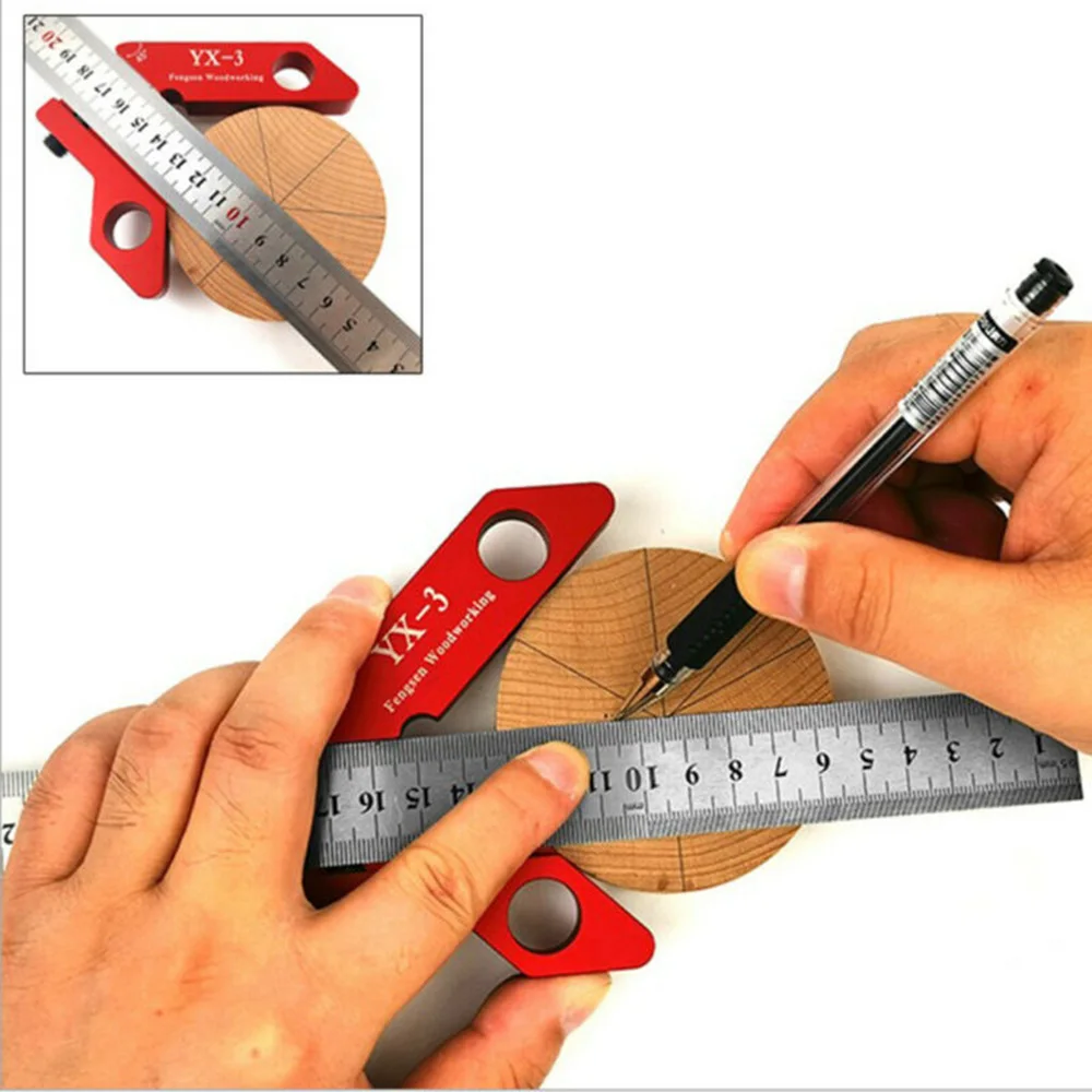Woodwork Measuring Scribe Tool Center Point Finder Scriber Center Circle Rulers Laser Engraving, Clear Scale
Woodwork Measuring Scribe Tool Center Point Finder Scriber Center Circle Rulers Laser Engraving, Clear Scale