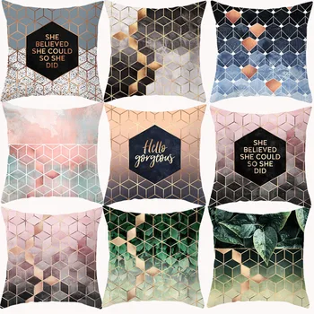 Nordic Geometric Pillowcase Letter Cushion Cover Polyester Pink Grey Decorative Sofa Cushions Home Decoration Pillowcover
Nordic Geometric Pillowcase Letter Cushion Cover Polyester Pink Grey Decorative Sofa Cushions Home Decoration Pillowcover