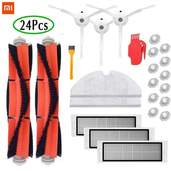 24PCS/lot Xiaomi Roborock Vacuum Cleaner Parts Replacement for Mi Robot Roborock S50 S51 Roborock 2 Vacuum Cleaner Accessory Kit
24PCS/lot Xiaomi Roborock Vacuum Cleaner Parts Replacement for Mi Robot Roborock S50 S51 Roborock 2 Vacuum Cleaner Accessory Kit