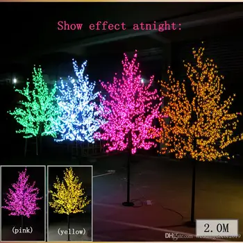 1152 LED Bulbs Cherry Tree Lights Red Blue Green Yellow White Pink Puple Optional 2m 6.5ft Height Christmas Tree
1152 LED Bulbs Cherry Tree Lights Red Blue Green Yellow White Pink Puple Optional 2m 6.5ft Height Christmas Tree