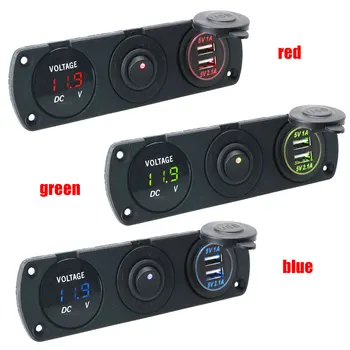 Car Charger Double-USB Car Charger Pratical Double-USB Charger Charging Vehicle ABS 5V Swivel
Car Charger Double-USB Car Charger Pratical Double-USB Charger Charging Vehicle ABS 5V Swivel