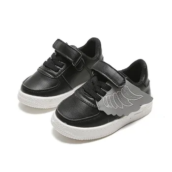 Child Leather Shoes Boys Girls Baby Toddler Shoes Kids Casual Sports Shoes Soft Bottom Hook-Loop Wings Fashion baby Sneakers
Child Leather Shoes Boys Girls Baby Toddler Shoes Kids Casual Sports Shoes Soft Bottom Hook-Loop Wings Fashion baby Sneakers