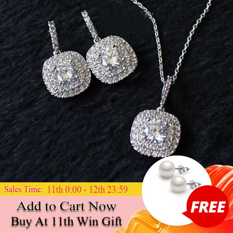 Free Shipping 2014 Micro Setting Necklace Pendant and Earring Luxury White aaa+ CZ Diamond Stone jewelry set for women (T024)
Free Shipping 2014 Micro Setting Necklace Pendant and Earring Luxury White aaa+ CZ Diamond Stone jewelry set for women (T024)