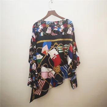 New Vintage Women's Shirt Rope Flag Printted Lace-up Long Sleeve Ladies Blouses And Tops
New Vintage Women's Shirt Rope Flag Printted Lace-up Long Sleeve Ladies Blouses And Tops