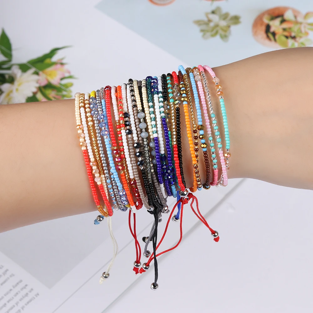 1PC Bohemia Bead Friendship Bracelets Adjustable Handmade Weave Rope Bangles Charm Party Gift Vintage Ethnic Beach Jewelry
1PC Bohemia Bead Friendship Bracelets Adjustable Handmade Weave Rope Bangles Charm Party Gift Vintage Ethnic Beach Jewelry