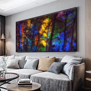 WANGART Large Size colorful forest trees Canvas Poster Art Prints for Living Room Decorative Picture Modern Home
WANGART Large Size colorful forest trees Canvas Poster Art Prints for Living Room Decorative Picture Modern Home