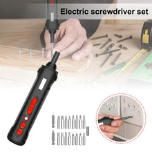 Mini Electric Screwdriver USB Charging Portable Screw Driver Cordless Power Screwdriver Drill Magnetic Screw Driver Repair Set
Mini Electric Screwdriver USB Charging Portable Screw Driver Cordless Power Screwdriver Drill Magnetic Screw Driver Repair Set