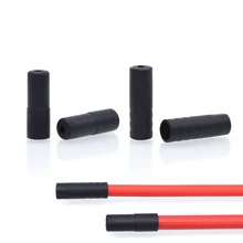 100 pçs cabo de freio da bicicleta tampas extremidade dicas freio deslocamento desviador cabo ponta fio tampa final habitação mtb bicicleta estrada acessórios(China)