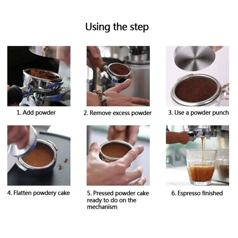 Macaron Style Stainless Steel Coffee Bean Pressure Tamper For Espresso Latte Cappuccino
Macaron Style Stainless Steel Coffee Bean Pressure Tamper For Espresso Latte Cappuccino