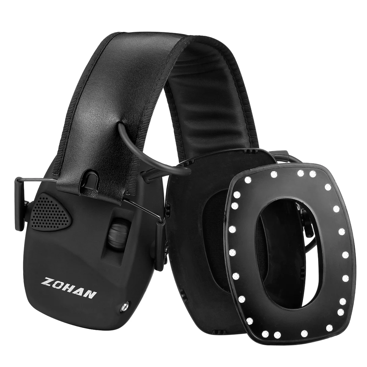 ZOHAN Electronic Earmuff NRR22DB Single Microphone Hunting Earmuffs Tactical Shooting Hearing Protection And Replacement Ear Cup ZOHAN Electronic Earmuff NRR22DB Single Microphone Hunting Earmuffs Tactical Shooting Hearing Protection And Replacement Ear Cup