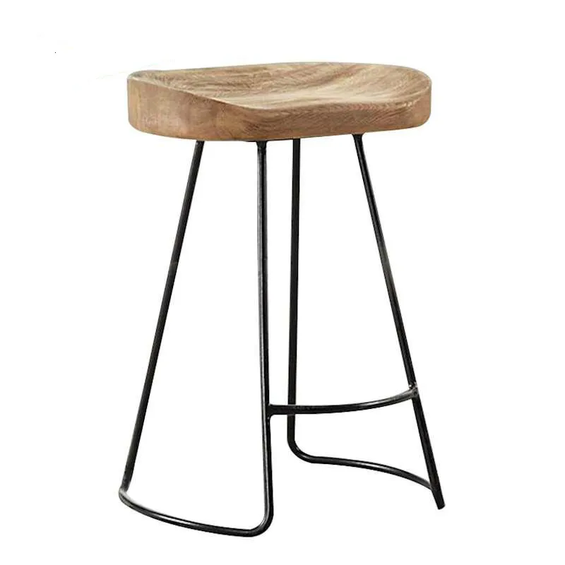 Modern Simple Solid Wood Iron Bar Chair American Retro Bar Chair High Chair Bar Stool Front Desk Chair Coffee Chair
Modern Simple Solid Wood Iron Bar Chair American Retro Bar Chair High Chair Bar Stool Front Desk Chair Coffee Chair
