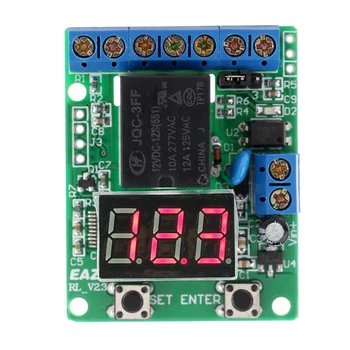 DC 5V-12V LED Digital Switch Module Switch Control Board Module Voltage Detection Charging Discharge Monitor Test
DC 5V-12V LED Digital Switch Module Switch Control Board Module Voltage Detection Charging Discharge Monitor Test