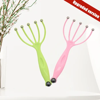 Head Ball Steel Scalp massager Relaxation Massage Five Finger Massager for Head Eliminate fatigue and Reduce Stress 
Head Ball Steel Scalp massager Relaxation Massage Five Finger Massager for Head Eliminate fatigue and Reduce Stress