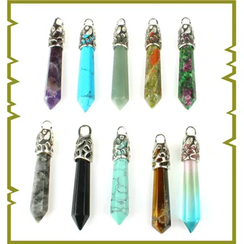 5pcs/bag Natural Stone Pendant 6x55mm Semi-precious Stone Sword Pendant Ladies Jewelry Making DIY Necklace Bracelet Jewelry
5pcs/bag Natural Stone Pendant 6x55mm Semi-precious Stone Sword Pendant Ladies Jewelry Making DIY Necklace Bracelet Jewelry