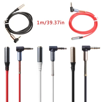 Aux Audio Extension Cable 3.5mm Male to Female 90 Degree Right Angle Audio Cable for Car / MP4 MP3 / Headphone Aux Cord-
Aux Audio Extension Cable 3.5mm Male to Female 90 Degree Right Angle Audio Cable for Car / MP4 MP3 / Headphone Aux Cord-