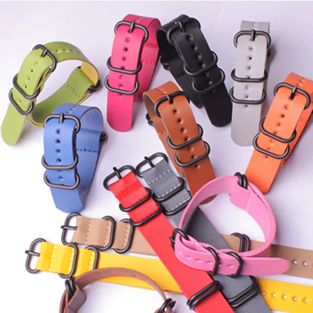 Leather Watchbands For 18mm 20mm 22mm 24mm Fashion Watch Wriststrap Black Buckle Band Steel Buckle Strap Replacement Bracelet
Leather Watchbands For 18mm 20mm 22mm 24mm Fashion Watch Wriststrap Black Buckle Band Steel Buckle Strap Replacement Bracelet