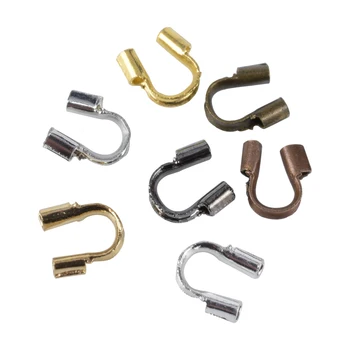 100Pcs/lot 4.5x 4mm Wire Protectors Jewelry Findings Guard Protectors Loops U Shape Connectors For Jewelry Making Supplies
100Pcs/lot 4.5x 4mm Wire Protectors Jewelry Findings Guard Protectors Loops U Shape Connectors For Jewelry Making Supplies