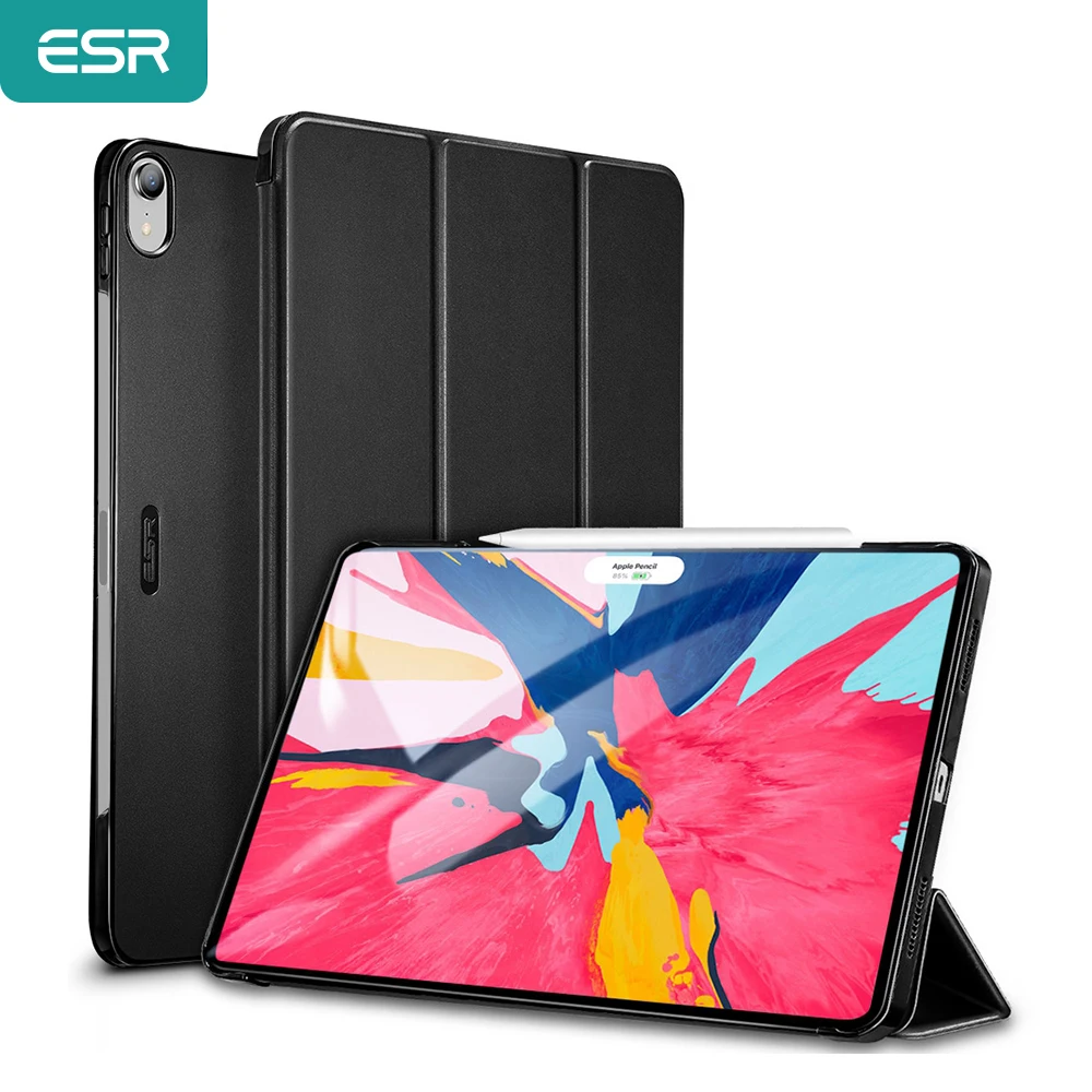 Магнитный флип чехол ESR для iPad Pro 12 9 2018 ультратонкая прозрачная задняя крышка из