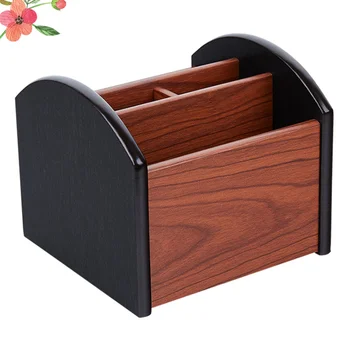 Wooden Desktop Remote Control Storage Box Multifunction Pen Container Desk Sundries Organizer for Office
Wooden Desktop Remote Control Storage Box Multifunction Pen Container Desk Sundries Organizer for Office