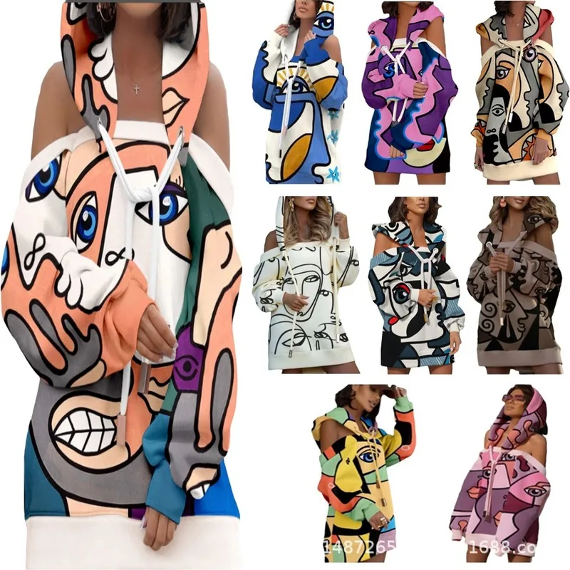 Sexy Off Shoulder Long Hoodie Sweatshirt Women Solid Drawstring Hooded Pullover Tops Autumn Winter Casual Hoodie Sweatshirts
Sexy Off Shoulder Long Hoodie Sweatshirt Women Solid Drawstring Hooded Pullover Tops Autumn Winter Casual Hoodie Sweatshirts