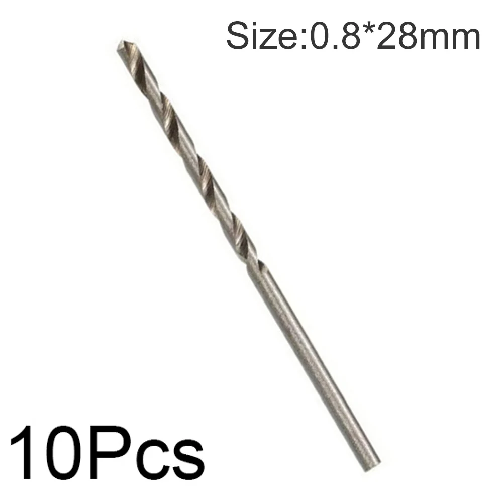 10pcs HSS Straight Shank Twist Drill Bit Set High Speed Steel Drill Bits 1.1mm 1.3mm 0.5mm 0.8mm
10pcs HSS Straight Shank Twist Drill Bit Set High Speed Steel Drill Bits 1.1mm 1.3mm 0.5mm 0.8mm