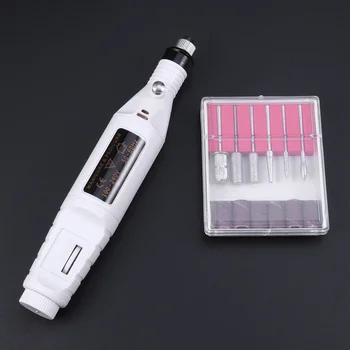 1 Set Nail Polisher Mini Electric Nail File Professional Manicure Pedicure Kit Portable Nail Grinder Nail Art Tool AU Plug (Blac
1 Set Nail Polisher Mini Electric Nail File Professional Manicure Pedicure Kit Portable Nail Grinder Nail Art Tool AU Plug (Blac