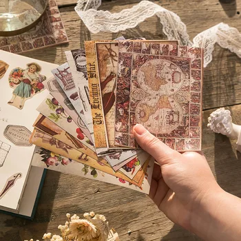Vintage European Stationery Sticker Scrapbooking Book Clock Car Map Adhesive Paper Seal DIY Diary Decorative Supplies 10 Sheets
Vintage European Stationery Sticker Scrapbooking Book Clock Car Map Adhesive Paper Seal DIY Diary Decorative Supplies 10 Sheets