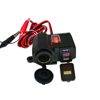 Motorcycle USB Cigarette Lighter Socket Kit Motorcycle Supplies Waterproof Cigarette Lighter Charger Adapter
Motorcycle USB Cigarette Lighter Socket Kit Motorcycle Supplies Waterproof Cigarette Lighter Charger Adapter