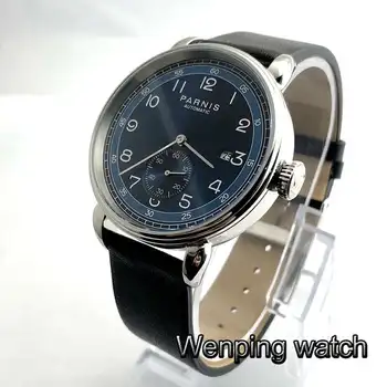 Parnis new 2019 42mm mens top luxury mechanical watch silver watch case blue dial date leather automatic man watch
Parnis new 2019 42mm mens top luxury mechanical watch silver watch case blue dial date leather automatic man watch