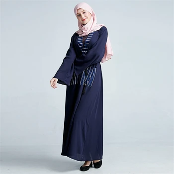 Muslim Kimono Cardigan Woman Fashion Eid Arabic Abaya Dress Fashion Striped Islamic Kaftan Party Worship Ramadan Gowns
Muslim Kimono Cardigan Woman Fashion Eid Arabic Abaya Dress Fashion Striped Islamic Kaftan Party Worship Ramadan Gowns