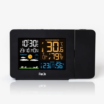 Digital Alarm Clock Weather Station LED Temperature Humidity Weather Forecast Snooze Table Clock With Time Projection
Digital Alarm Clock Weather Station LED Temperature Humidity Weather Forecast Snooze Table Clock With Time Projection